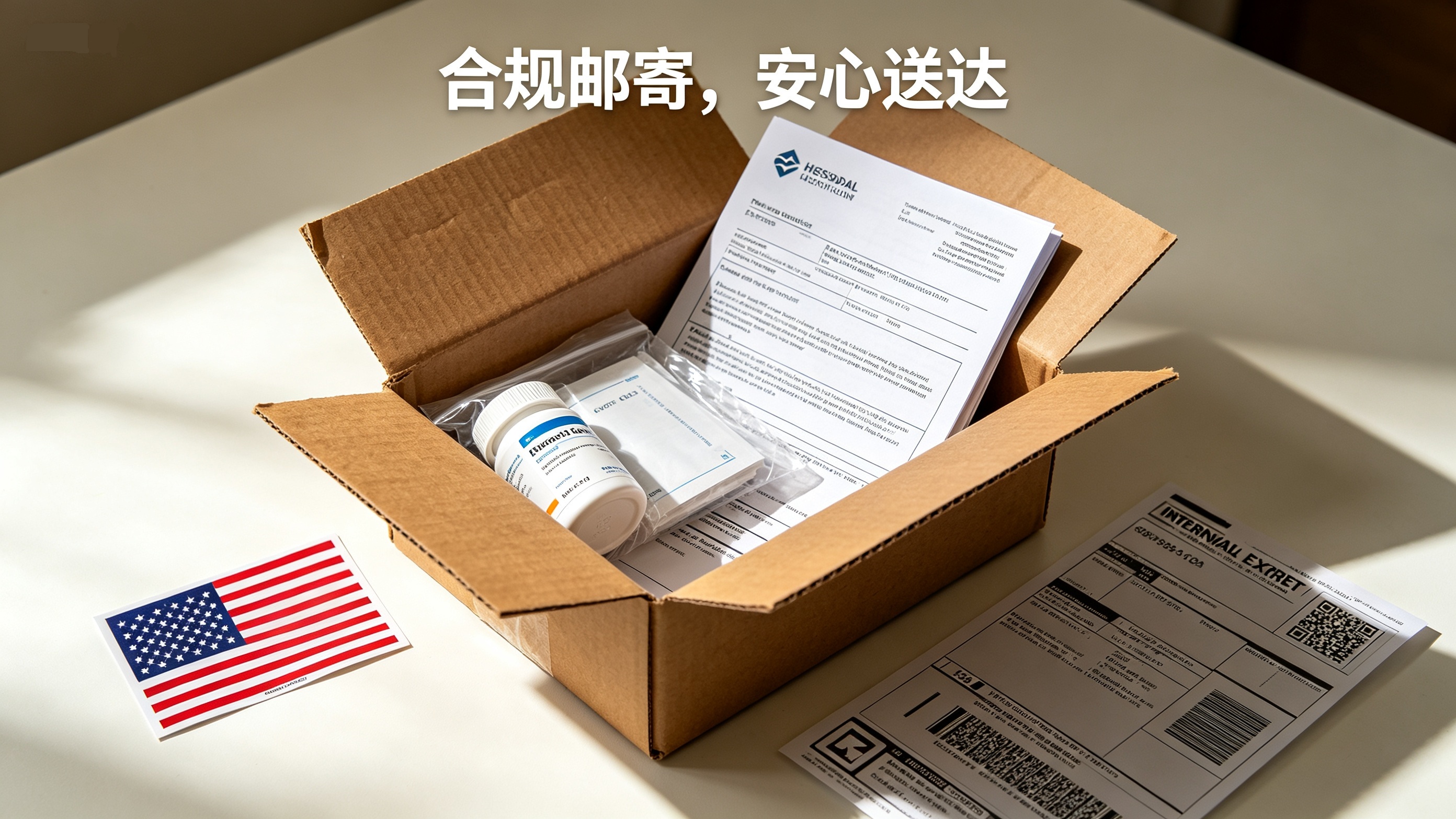 合规寄送药品到美国，励兴国际让您省心